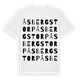 Åsbergstorp ordlek t-shirt