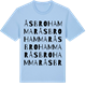 Blue Soul t-shirt med Åsbrohammar ordlek t-shirt