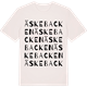 Vintage White t-shirt med Äskebacken ordlek t-shirt