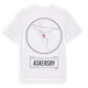 White t-shirt med Askersby t-shirt