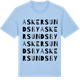 Blue Soul t-shirt med Askersundsby ordlek t-shirt