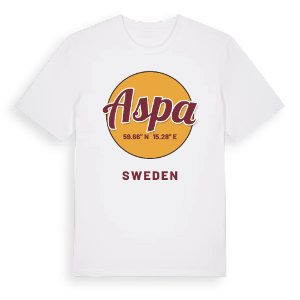 Aspa cirkel t-shirt – ekologisk bomull t-shirt från Pinshirt