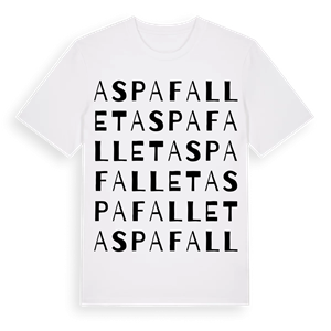Aspafallet ordlek t-shirt – ekologisk bomull t-shirt från Pinshirt