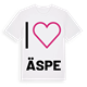 Jag älskar Äspe t-shirt stort tryck