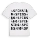 Aspensäng ordlek t-shirt