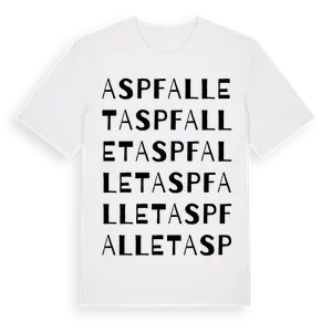 Aspfallet ordlek t-shirt – ekologisk bomull t-shirt från Pinshirt