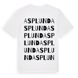 Asplund ordlek t-shirt – ekologisk bomull t-shirt från Pinshirt