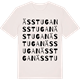 Vintage White t-shirt med Ässtugan ordlek t-shirt