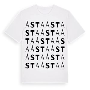 Åsta ordlek t-shirt – ekologisk bomull t-shirt från Pinshirt