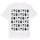 White t-shirt med Åteg ordlek t-shirt