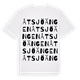 Åtsjöängen ordlek t-shirt