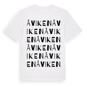 Åviken ordlek t-shirt – ekologisk bomull t-shirt från Pinshirt