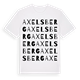 Axelsberg ordlek t-shirt