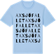 Blue Soul t-shirt med Axsjöfallet ordlek t-shirt
