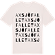Vintage White t-shirt med Axsjöfallet ordlek t-shirt