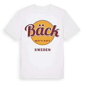 Bäck cirkel t-shirt – ekologisk bomull t-shirt från Pinshirt