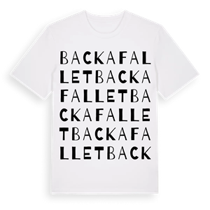 Backafallet ordlek t-shirt – ekologisk bomull t-shirt från Pinshirt