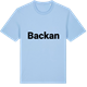 Blue Soul t-shirt med Backan fetstil t-shirt