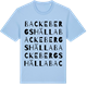 Blue Soul t-shirt med Backebergshälla ordlek t-shirt