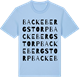 Blue Soul t-shirt med Backebergstorp ordlek t-shirt