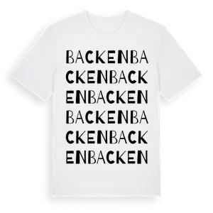 Backen ordlek t-shirt – ekologisk bomull t-shirt från Pinshirt