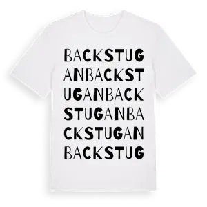 Backstugan ordlek t-shirt – ekologisk bomull t-shirt från Pinshirt