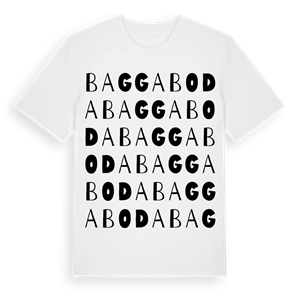 Baggaboda ordlek t-shirt – ekologisk bomull t-shirt från Pinshirt