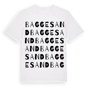 Baggesand ordlek t-shirt – ekologisk bomull t-shirt från Pinshirt