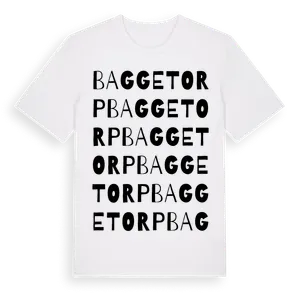 Baggetorp ordlek t-shirt – ekologisk bomull t-shirt från Pinshirt