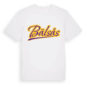 Bälsås baseball t-shirt – ekologisk bomull t-shirt från Pinshirt