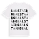 Balstaäng ordlek t-shirt