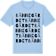 Blue Soul t-shirt med Bännegärdet ordlek t-shirt