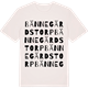 Vintage White t-shirt med Bännegärdstorp ordlek t-shirt