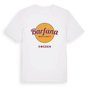 Bårfåna cirkel t-shirt – ekologisk bomull t-shirt från Pinshirt