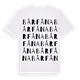 Bårfåna ordlek t-shirt