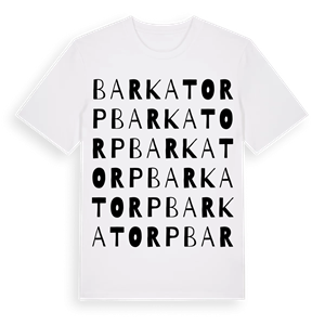 Barkatorp ordlek t-shirt – ekologisk bomull t-shirt från Pinshirt