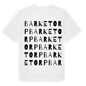 Barketorp ordlek t-shirt – ekologisk bomull t-shirt från Pinshirt