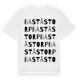 White t-shirt med Baståstorp ordlek t-shirt