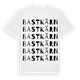 White t-shirt med Bastkärn ordlek t-shirt