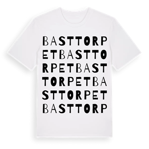 Basttorpet ordlek t-shirt – ekologisk bomull t-shirt från Pinshirt