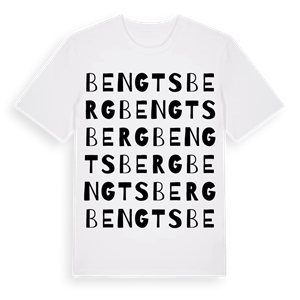Bengtsberg ordlek t-shirt – ekologisk bomull t-shirt från Pinshirt