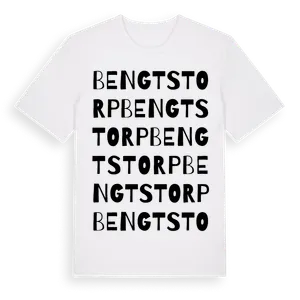 Bengtstorp ordlek t-shirt – ekologisk bomull t-shirt från Pinshirt