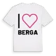 Jag älskar Berga t-shirt stort tryck