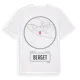 White t-shirt med Berget t-shirt