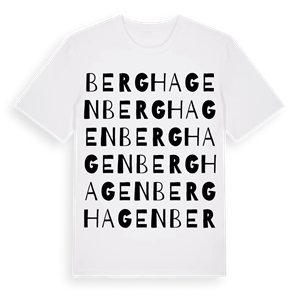 Berghagen ordlek t-shirt – ekologisk bomull t-shirt från Pinshirt