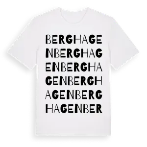 Berghagen ordlek t-shirt – ekologisk bomull t-shirt från Pinshirt