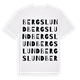 Bergslund ordlek t-shirt