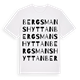 Bergsmanshyttan ordlek t-shirt