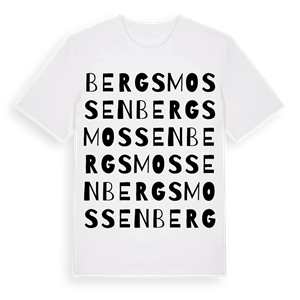 Bergsmossen ordlek t-shirt – ekologisk bomull t-shirt från Pinshirt