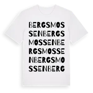 Bergsmossen ordlek t-shirt – ekologisk bomull t-shirt från Pinshirt